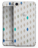 Teal and Aqua Descending Droplets - Skin-kit for the iPhone 8 or 8 Plus