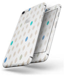 Teal and Aqua Descending Droplets - Skin-kit for the iPhone 8 or 8 Plus