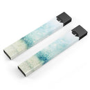 Teal and Aqua Unfocused Sparkling Orbs - Premium Decal Protective Skin-Wrap Sticker compatible with the Juul Labs vaping device