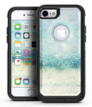 Teal and Aqua Unfocused Sparkling Orbs - iPhone 7 or 8 OtterBox Case & Skin Kits