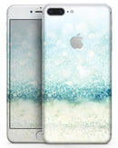 Teal and Aqua Unfocused Sparkling Orbs - Skin-kit for the iPhone 8 or 8 Plus