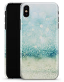 Teal and Aqua Unfocused Sparkling Orbs - iPhone X Clipit Case