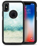 Teal and Aqua Unfocused Sparkling Orbs - iPhone X OtterBox Case & Skin Kits