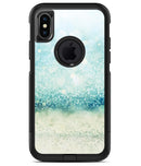 Teal and Aqua Unfocused Sparkling Orbs - iPhone X OtterBox Case & Skin Kits
