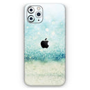 Teal and Aqua Unfocused Sparkling Orbs - Protective Skin Wrap & Decal – Compatible with iPhone SE to iPhone 17 Pro Max (All Models)