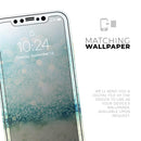 Teal and Aqua Unfocused Sparkling Orbs - Protective Skin Wrap & Decal – Compatible with iPhone SE to iPhone 17 Pro Max (All Models)