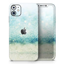 Teal and Aqua Unfocused Sparkling Orbs - Protective Skin Wrap & Decal – Compatible with iPhone SE to iPhone 17 Pro Max (All Models)