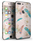 Teal_and_Croal_Feathers_Over_Gold_Strokes_-_iPhone_7_Plus_-_FullBody_4PC_v3.jpg