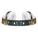 Teal and Gold Grungy Orbs of Light Full-Body Skin Kit for the Beats by Dre Solo 3 Wireless Headphones