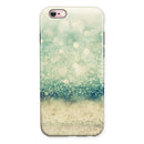 Teal and Gold Unfocused Orbs of Light iPhone 6/6s or 6/6s Plus 2-Piece Hybrid INK-Fuzed Case
