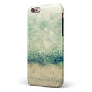 Teal and Gold Unfocused Orbs of Light iPhone 6/6s or 6/6s Plus 2-Piece Hybrid INK-Fuzed Case