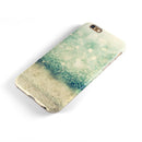 Teal and Gold Unfocused Orbs of Light iPhone 6/6s or 6/6s Plus 2-Piece Hybrid INK-Fuzed Case