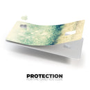 Teal and Gold Unfocused Orbs of Light - Premium Protective Decal Skin-Kit for the Apple Credit Card