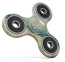 Teal and Gold Unfocused Orbs of Light Full-Body Fidget Spinner Skin-Kit