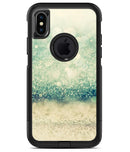 Teal and Gold Unfocused Orbs of Light - iPhone X OtterBox Case & Skin Kits