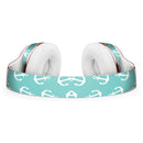 Teal and White Micro Anchors Full-Body Skin Kit for the Beats by Dre Solo 3 Wireless Headphones