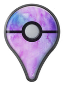 Teal to Pink 00424 Absorbed Watercolor Texture Pokémon GO Plus Vinyl Protective Decal Skin Kit
