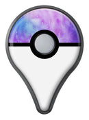 Teal to Pink 00424 Absorbed Watercolor Texture Pokémon GO Plus Vinyl Protective Decal Skin Kit