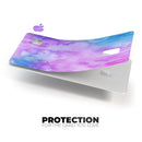 Teal to Pink 00424 Absorbed Watercolor Texture - Premium Protective Decal Skin-Kit for the Apple Credit Card