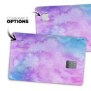 Teal to Pink 00424 Absorbed Watercolor Texture - Premium Protective Decal Skin-Kit for the Apple Credit Card