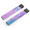Teal to Pink 00424 Absorbed Watercolor Texture - Premium Decal Protective Skin-Wrap Sticker compatible with the Juul Labs vaping device