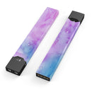 Teal to Pink 00424 Absorbed Watercolor Texture - Premium Decal Protective Skin-Wrap Sticker compatible with the Juul Labs vaping device
