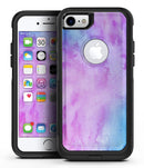 Teal to Pink 00424 Absorbed Watercolor Texture - iPhone 7 or 8 OtterBox Case & Skin Kits