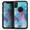 Teal to Pink 434 Absorbed Watercolor Texture - Skin Kit for the iPhone OtterBox Cases