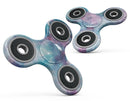 Teal to Pink 434 Absorbed Watercolor Texture Full-Body Fidget Spinner Skin-Kit