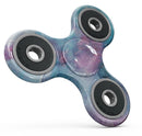 Teal to Pink 434 Absorbed Watercolor Texture Full-Body Fidget Spinner Skin-Kit