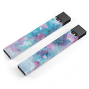 Teal to Pink 434 Absorbed Watercolor Texture - Premium Decal Protective Skin-Wrap Sticker compatible with the Juul Labs vaping device