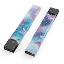 Teal to Pink 434 Absorbed Watercolor Texture - Premium Decal Protective Skin-Wrap Sticker compatible with the Juul Labs vaping device