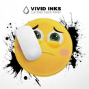 Teary Eyed Friendly Emoticons// WaterProof Rubber Foam Backed Anti-Slip Mouse Pad for Home Work Office or Gaming Computer Desk