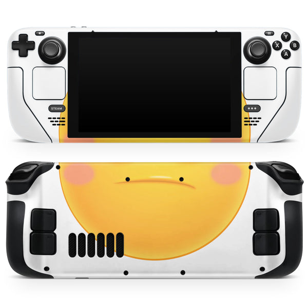 Teary Eyed Friendly Emoticons // Full Body Skin Decal Wrap Kit for the Steam Deck handheld gaming computer
