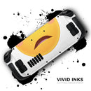 Teary Sad Friendly Emoticons // Full Body Skin Decal Wrap Kit for the Steam Deck handheld gaming computer