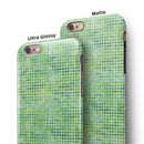 Teeny Tiny Green Watercolor Polka Dots iPhone 6/6s or 6/6s Plus 2-Piece Hybrid INK-Fuzed Case