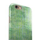 Teeny Tiny Green Watercolor Polka Dots iPhone 6/6s or 6/6s Plus 2-Piece Hybrid INK-Fuzed Case