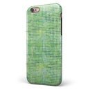 Teeny Tiny Green Watercolor Polka Dots iPhone 6/6s or 6/6s Plus 2-Piece Hybrid INK-Fuzed Case