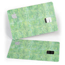 Teeny Tiny Green Watercolor Polka Dots - Premium Protective Decal Skin-Kit for the Apple Credit Card