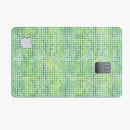Teeny Tiny Green Watercolor Polka Dots - Premium Protective Decal Skin-Kit for the Apple Credit Card