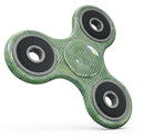 Teeny Tiny Green Watercolor Polka Dots Full-Body Fidget Spinner Skin-Kit