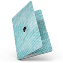 MacBook Pro with Touch Bar Skin Kit - Teeny_Tiny_White_Polka_Dots_on_Aqua_Watercolor-MacBook_13_Touch_V7.jpg?
