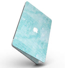 Teeny Tiny White Polka Dots on Aqua Watercolor - MacBook Pro with Retina Display Full-Coverage Skin Kit