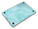 Teeny Tiny White Polka Dots on Aqua Watercolor - MacBook Pro with Retina Display Full-Coverage Skin Kit