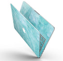Teeny Tiny White Polka Dots on Aqua Watercolor - MacBook Pro with Retina Display Full-Coverage Skin Kit