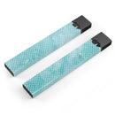 Teeny Tiny White Polka Dots on Aqua Watercolor - Premium Decal Protective Skin-Wrap Sticker compatible with the Juul Labs vaping device