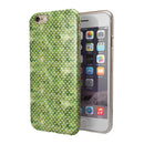 Teeny Tiny White Polka Dots on Green Watercolor iPhone 6/6s or 6/6s Plus 2-Piece Hybrid INK-Fuzed Case