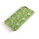 Teeny Tiny White Polka Dots on Green Watercolor iPhone 6/6s or 6/6s Plus 2-Piece Hybrid INK-Fuzed Case