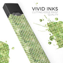 Teeny Tiny White Polka Dots on Green Watercolor - Premium Decal Protective Skin-Wrap Sticker compatible with the Juul Labs vaping device