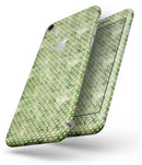 Teeny Tiny White Polka Dots on Green Watercolor - Skin-kit for the iPhone 8 or 8 Plus